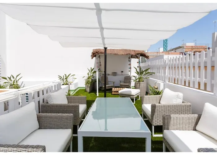 Terraza-Caleta Beach Home By Cadiz4Rentals